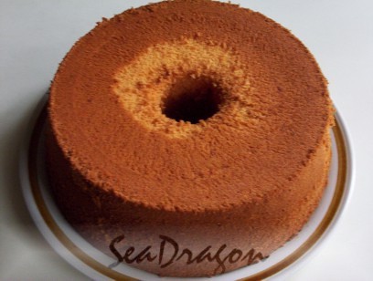 Orange Chiffon Cake using bread flour