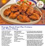 Acaraje Black-Eyed Pea Fritters with Prawn Filling (Adrian Richardson)