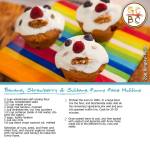 Banana, Strawberry and Sultana Funny Face Muffins (Zoe Bingley-Pullin)