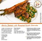 Garlic Rabbit with Roasted Dutch Carrots (Zoe Bingley-Pullin)