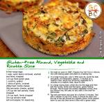 Gluten-Free Almond, Vegetable and Ricotta Slice (Zoe Bingley-Pullin)