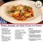 Potato Stuffed with Chilli Turkey and Cheese (Adrian Richardson)