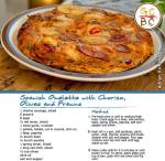 Spanish Omelette with Chorizo, Olives and Prawns (Adrian Richardson)