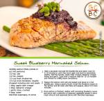 Sweet Blueberry Marinated Salmon (Zoe Bingley-Pullin)