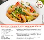 Zucchini, Tomato and Chili Wholemeal Penne (Adam Swanson)